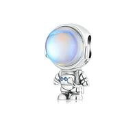 Cute Astronaut Charm 925 Sterling Silver Charm Fits For Pandora Bracelet