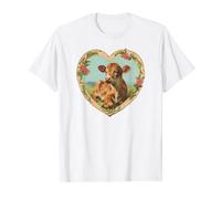 Cute Calf Cow | Farm Kettle Farmer Country Girl Aesthetic T-Shirt