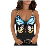 Cute Crop Tops for Teens Sommer Oberteil Damen T Shirt Top Bluse-Frauen Mädchen Blätter Druck Kurzarm T-Shirt Casual Rundhals Tank Tops Tunika Blusen Tees Sweatshirt Pullover Hemd M