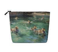 Cute Duck Damen Kultur- und Kosmetiktasche, Unisex-Kulturbeutel, Aufbewahrungstasche für Körperpflege