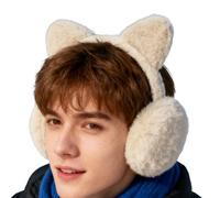 Cute Earmuffs - Animal Plush ear muff, Windproof Folding Bear Design Headband Cover, Foldable Antifreeze Ear Muffs For Winter Women | For Ski Snow Cold Weather Running Sleeping Outfit