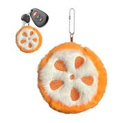 Cute Fruit Wallet - Mini Bag Purse Key-Chain small Storage Bag Women's Round Shape Coin Purse Fruits Shape Soft Fabric Compact Pouch | Portable Wallet for Travel Shopping