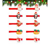 Cute Hair Ties - Christmas Hair Clip | Christmas Scrunchies Set for Kids and Adults, Fashion Wear Accessory for Seasonal Decor, Winter Season Styling, Seasonal Decor Tie uses for Gatherings