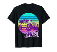 Cute Just A Girl Who Loves Off-Road SUV Duck Tagging Fun T-Shirt