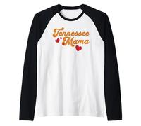 Cute Vintage Tennessee Mama with Heart, Women's Raglan