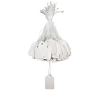 CuteBox 3/4"""" x 1 1/8"""" wei e Schnuretiketten zur Preisauszeichnung, 100 St ck