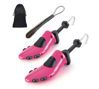 CuteHome 1 Paar Schuhspanner Damen, 2 Wege Schuhdehner, erweitert Länge und Breite der engen Schuh, rot