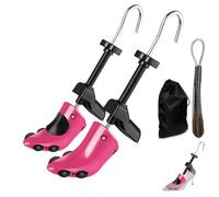 CuteHome Paar High Heel Schuhspanner, 2 Wege Schuhdehner für Damen, erweitert Länge und Breite der Schuh,Rot(EU Größe 34-41)
