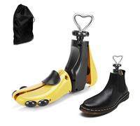 CuteHome Schuhspanner Damen und Herren,Stiefeldehner,Schuhdehner Schuhweiter für Einstellbare Länge und Breite,S For Eu 37-42 (Gelb, 1pcs)