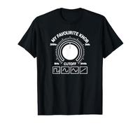 Cutoff KNOB Synth-Pop, New-Wave-Musik Dark-Wave Synthesizer Preisgünstiges Grafik-T-Shirt