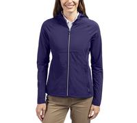 Cutter & Buck Damen Adapt Eco Knit Hybrid Damenjacke mit durchgehendem Reißverschluss Windbreaker, College Purple, XL