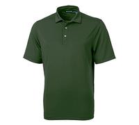 Cutter & Buck Herren Poloshirt, kurzärmelig, Virtue Eco Piqué, aus recyceltem Material, Jäger, 3X-Groß
