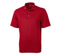 Cutter & Buck Herren Short Sleeve Virtue Eco Pique Recycled Polo Shirt Polohemd, Kardinalrot, X-Large Hoch