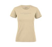 Cutter & Buck Manzanita Roundneck Damen - Stretchshirt - Beige With Print / L