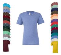 CV3413 Canvas T-shirt aus drei verschiedenen Faserkomponenten White Fleck Triblend (Heather) S