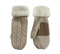 CVDYWDJIE 1 Paar Strickhandschuhe, Touchscreen-Winterhandschuhe, Verdickte Und Fleece-Warme Handschuhe, Unisex, Winddichte Outdoor-Handschuhe, Thermo-Zubehör