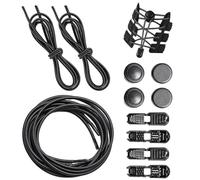 CVDYWDJIE 2 Paar Elastische Schnürsenkel, Keine Notwendigkeit, Schnürsenkel Zu Binden, Elastische Elastische Schnürsenkel, Anti-Fall-Schnürsenkel, Geeignet Für Sportschuhe Und Freizeitschuhe