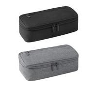 CVDYWDJIE 2 Stück Federmäppchen, Einfache Einfarbige Federmäppchen, Federmäppchen Mit Großem Fassungsvermögen, Multifunktionale Aufbewahrungstaschen, Federmäppchen Für Schüler, Büro- Und Schulbedarf