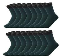 CWENROU Damensocken - Damen Winter Dicke Socken, Mode 8 Paar Damen Thermosocken, Winter Dicke Samt Mischfarben Pack Elastisch Weich Warm Freizeit Home Bodensocken, 7,8 Paar