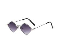 CWINAD Damen Sonnenbrille, Diamond Rahmen, Grau, UV Schutz, Metall, Klassisch, Unisex Erwachsene