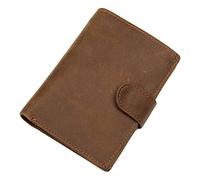 CWLPSL 1 Stück handgefertigte Geldbörse, Retro-Geldbörse für Herren, große Kapazität, lässige Geldbörse für mehrere Karten (Farbe: Schwarz, Größe: 13 x 10 cm)