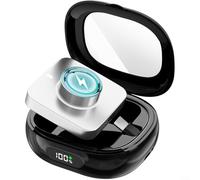 CWOQOCW 2000mAh Ladehülle für Oura Ring Gen 4 & 3, Digital Display Power Bank, kompaktes ABS-Design für den täglichen Gebrauch und Schlaf-Tracking (Schwarz)