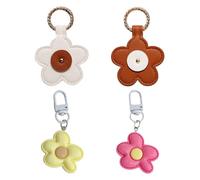 CWPFVQA 2 Stück Blumen-Magnet-Hutclips, 2 Stück Klebeblumen-Schlüsselanhänger, Magnetische Rucksack-Clips, Reise-Hut-Clips, Tragbare Aufbewahrungsclips, Damen-Reisezubehör