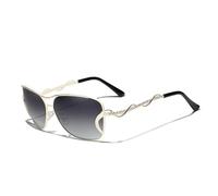 CWZZWS Damenbrille mit Farbverlaufsgläsern, Damen, großer Rahmen, polarisierte Sonnenbrille, Damen, UV400, Urlaub, übergroßer Farbton