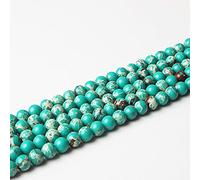 CWZZWS Duschvorhang-Charm-Schmuck, natürlicher Schmuck, Mehrfarbig, der Kaiserstein, lose Stein-Schmuckperlen, 4/6/8/10 mm, DIY-Armband-Halskette (Farbe: A, Größe