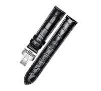 CWZZWS Lederband kompatibel mit Tissot le locle t41 T006 PRC200 Uhrengurtband Gürtband Armband 1853 Uhrenbandmänner 19mm 20 mm 21 mm 22 mm (Browngold Verschluss, 19mm)