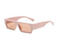 CWZZWS Neue 2025 Retro Sonnenbrille Kleine Rahmen Männer Frauen Shades Rechteck Vintage Sonnenbrille Steampunk Brillen