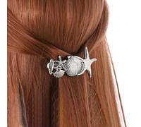 Cybche Boho Große Seestern Haarspangen Barrette Metall Muschel Haarspange Haarnadel Silber Seestern Muschel Muschel Ozean Haarspangen Zubehör Schmuck Für Frauen Kopfschmuck