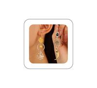 Cybche Gothic Sonne Mond Baumeln Ohrringe Gold Gesicht Sonne Ohrringe Himmlisch Mond Ohrring Gesicht Monde Ohrring Asymmetrisch Himmlisch Schmuck Für Frauen