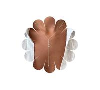 Cybche Vintage Lange Strass Tropfen Y Halskette Silber Kristall Y Lariat Halskette Choker Hochzeit Kleine Cz Anhänger Halsketten Minimalistische Kubischer Zirkonia Dünne Kette Halsketten Schmuck