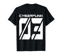 Cyberpunk 03 Große Nummer Techwear T-Shirt