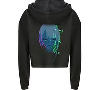 Cyberpunk: Edgerunners Hoodie "Neon Lucy Cropped" Black Size M