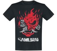 Cyberpunk Samurai - BandMerch Männer T-Shirt schwarz XL 100% Baumwolle Fan-Merch, Gaming