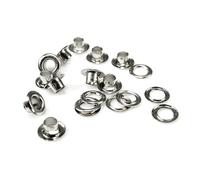 cyclingcolors 10x Ösen mit Unterlegscheibe innen 10 mm außen 16 mm für Handpresse Nieten Nähen Leinwand Poster Zelt Reparatur DIY, Nickel