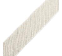 cyclingcolors 1x Schrägband aus 100% Baumwolle Breite 14 mm Länge 25 m Hochwertiges Einfassband Baumwollband Schrägband Ideal zum DIY, Ecru