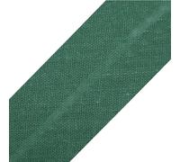 cyclingcolors 1x Schrägband aus 100% Baumwolle Breite 20 mm Länge 25 m Hochwertiges Einfassband Baumwollband Schrägband Ideal zum DIY, Tannengrün