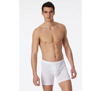 Schiesser Herren Shorts Cyclist mit Eingriff Long Life Cotton - 172472, Größe Herren:7, Farbe:weiss