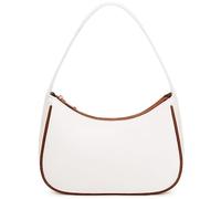 CYHTWSDJ Damen Yxb Hobo Tote Handtasche, Weiß/Braun