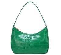 CYHTWSDJ Schultertaschen für Damen, niedliche Hobo Tote Handtasche Mini Clutch Geldbörse mit Reißverschluss, Grün - Crocodile Green