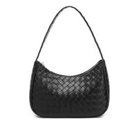 CYHTWSDJ Schultertaschen für Damen, niedliche Hobo-Tragetasche, Mini-Clutch, Geldbörse mit Reißverschluss, Bz Black, Large