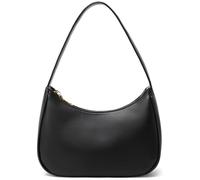 CYHTWSDJ Schultertaschen für Damen, süße Hobo-Handtasche, Mini-Clutch-Geldbörse mit Reißverschluss, schwarz, Large