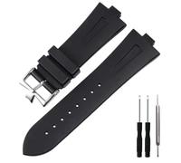 CYKLDS Uhrenarmband aus Silikongummi, kompatibel mit Vacheron Constantin Overseas - 25 mm x 8 mm Vacheron Constantin Uhrenarmband