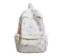 Cymwer Rucksack for Damen, Nylon Laptop-Rucksack-Purple