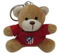 CYPBRANDS CyP Brands-Atlético de Madrid, Schlüsselanhänger, Teddybär, Schlüssel, Anhänger, Rucksack, Atlético de Madrid, Rot, offizielles Produkt, rot, Estandar