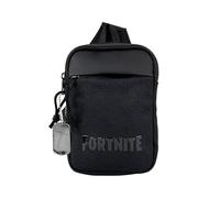 CyP Brands Fortnite, Umhängetasche, Geldbörse, Gürteltasche, Schwarz, offizielles Produkt