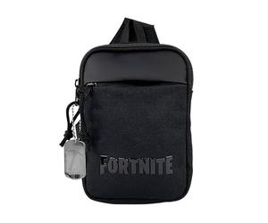 CyP Brands Fortnite, Umhängetasche, Geldbörse, Gürteltasche, Schwarz, offizielles Produkt